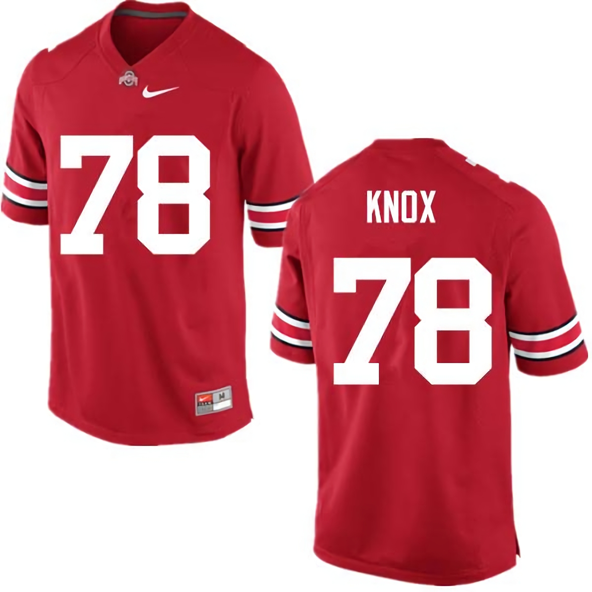 Demetrius Knox Ohio State Buckeyes Men's NCAA #78 Nike Red College Stitched Football Jersey FXC6056WD